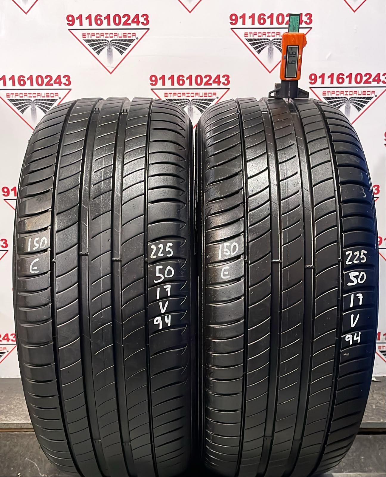 MICHELIN PRIMACY 3 USADO  225/50 R17 94 V